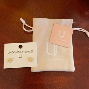 Uncommon James round crystal stud earrings